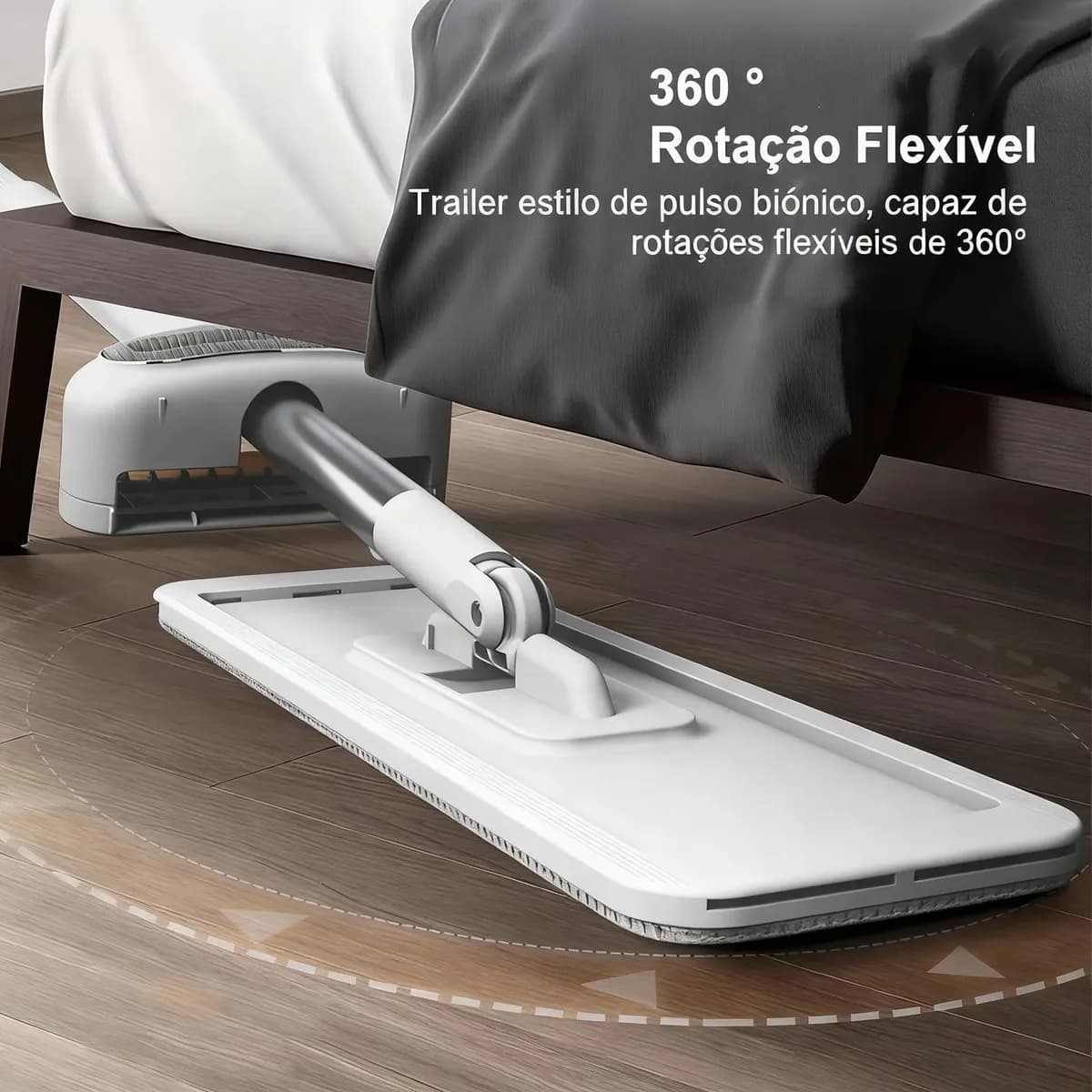 Kit de Limpeza 9 Peças NOVOLUX — Mop + Balde Dobrável